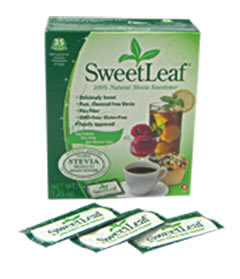 Stevia Sweetener, SweetLeaf 35 Packets - Click Image to Close