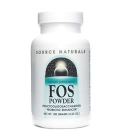 FOS Powder, Source Naturals (100g)