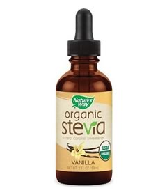 Organic Stevia Vanilla, Nature's Way (59ml)