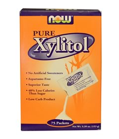 Pure Xylitol, Now Foods 75 Packets